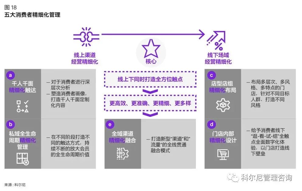 五大消費者精細化管理